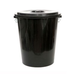 CUBO BASURA BIN 100L NEGRO -
