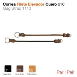 CORREA FILETE ELEVADOR CUERO 816 PAR - Color: Tan (London)