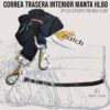 CORREA TRASERA INTERIOR MANTA HL60 NEGRA -