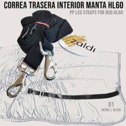 CORREA TRASERA INTERIOR MANTA HL60 NEGRA -