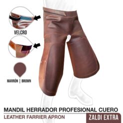 MANDIL HERRADOR PROFESIONAL CUERO ZALDI EXTRA -