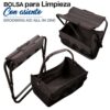 BOLSA PARA LIMPIEZA CON ASIENTO 3728 NEGRO -