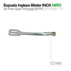 ESPUELA INGLESA BLISTER INOX NIÑO 23105 BR5P-10 -