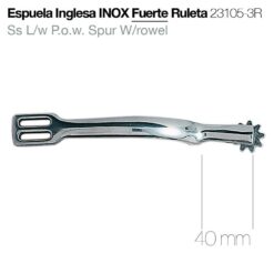 ESPUELA INGLESA INOX FUERTE CON RULETA 23105-3R -