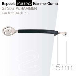 ESPUELA PESSOA HAMMER GOMA PAS10010201L 15mm -
