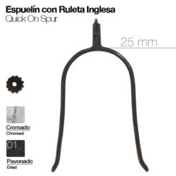 ESPUELÍN CON RULETA INGLESA - Combinación: Oiled