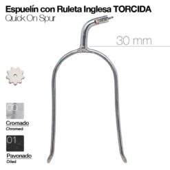 ESPUELÍN CON RULETA INGLESA TORCIDA - Combinación: Oiled