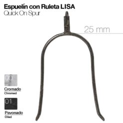 ESPUELÍN CON RULETA LISA - Combinación: Chromed