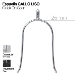 ESPUELÍN GALLO LISO - Combinación: Chromed