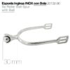 ESPUELA INGLESA INOX CON BOLA 23132-30 -