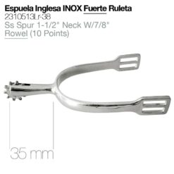 ESPUELA INGLESA INOX FUERTE RULETA 2310513LR-38 -