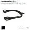 ESPUELA INGLESA PLÁSTICO TPR 23205J-K-K NEGRO -