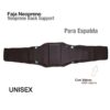 FAJA NEOPRENO PARA ESPALDA TN-3005-L NEGRO -