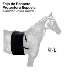 FAJA DE RESPETO PROTECTORA ESPUELA NEGRO - Color: Black