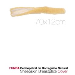 FUNDA PARA PECHOPETRAL BORREGUILLO NATURAL -