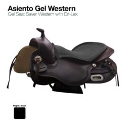 ASIENTO GEL SEAT SAVER WESTERN NEGRO -
