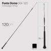 FUSTA DOMA 304-120 NEGRO 120cm -