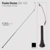 FUSTA DOMA 300-120 NEGRO 120cm -