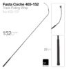 FUSTA COCHE 403-152 NEGRO 152cm -