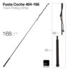 FUSTA COCHE 404-168 NEGRO 168cm -