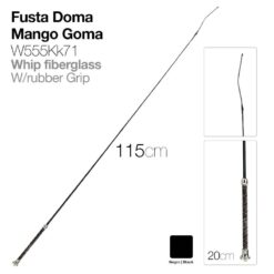 FUSTA DOMA MANGO GOMA W555KK71 115cm -