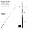 FUSTA COCHE TF TA-60313A NEGRO 160cm -