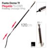 FUSTA DOMA TF PLEGABLE TP-039B NEGRO 120cm -