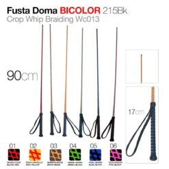 FUSTA DOMA BICOLOR 215BK - Color: Black/Red