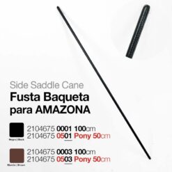 FUSTA BAQUETA PARA AMAZONA - Color: Brown