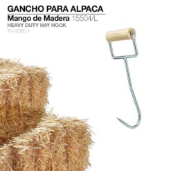 GANCHO PARA ALPACA MANGO MADERA 15504/L -