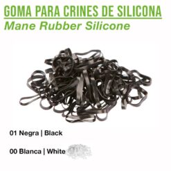 GOMA PARA CRINES DE SILICONA - Color: Black