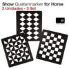 QUATERMARKER PARA CABALLO SHOW JUEGO 3 UNIDADES -
