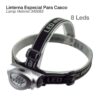 LINTERNA ESPECIAL PARA CASCO 8 LEDS -