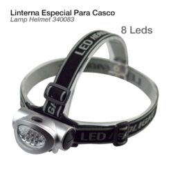 LINTERNA ESPECIAL PARA CASCO 8 LEDS -