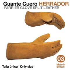 GUANTE CUERO HERRADOR Z95 MARRÓN -