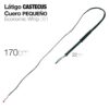 LÁTIGO CUERO CASTECUS PEQUEÑO 170cm -