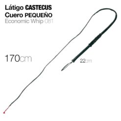 LÁTIGO CUERO CASTECUS PEQUEÑO 170cm -