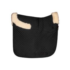 MANTILLA CON BORREGUILLO NATURAL - Color: Black