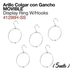 ARILLO COLGAR CON GANCHO MOVIBLE 41298H  (5 UDS) -