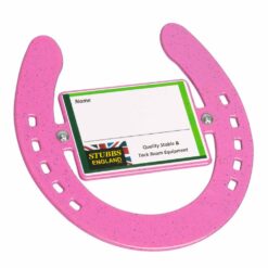 CUADRO PARA NOMBRE CABALLO HERRADURA S2670 STUBBS - Color: Pink