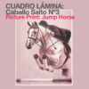 CUADRO LÁMINA: CABALLO SALTO Nº3 -
