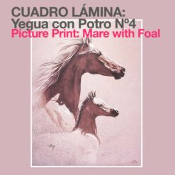 CUADRO LÁMINA: YEGUA CON POTRO Nº4 -