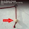 BOLA MADERA GRANDE PARA TENSAR RAMAL -