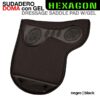 SUDADERO DOMA HEXAGON CON GEL 313131 NEGRO -