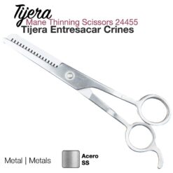 TIJERA ENTRESACAR CRINES INOX  24455 -