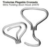 TIRABOTAS PLEGABLE CROMADO 24470 -