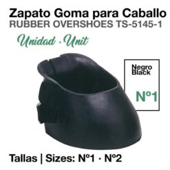 ZAPATO GOMA PARA CABALLO TS-5145 UNIDAD - Combinación: # 1