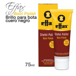 EFFAX BRILLO PARA BOTA CUERO NEGRO BOOT POLISH 75m -