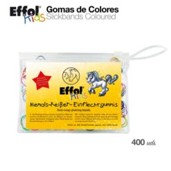 EFFOL KIDS GOMAS DE COLORES  400 uds. -