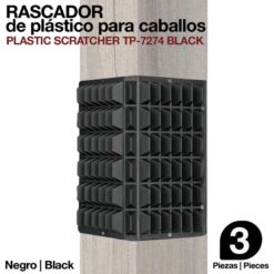 RASCADOR PARA CABALLOS PLÁSTICO 3uds -